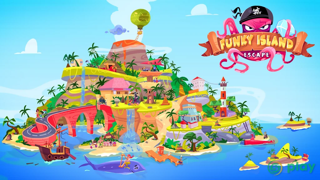 Escape Funky Island — скриншот 1