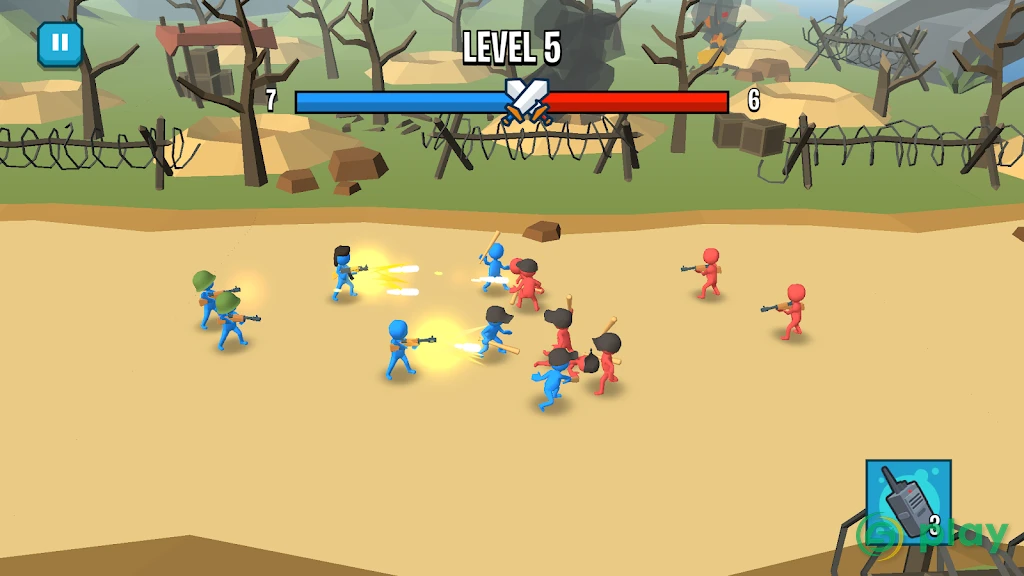 Stick Army: World War Strategy — скриншот 1
