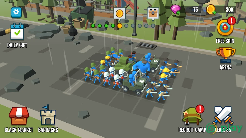 Stick Army: World War Strategy — скриншот 4
