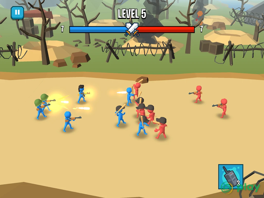 Stick Army: World War Strategy — скриншот 6