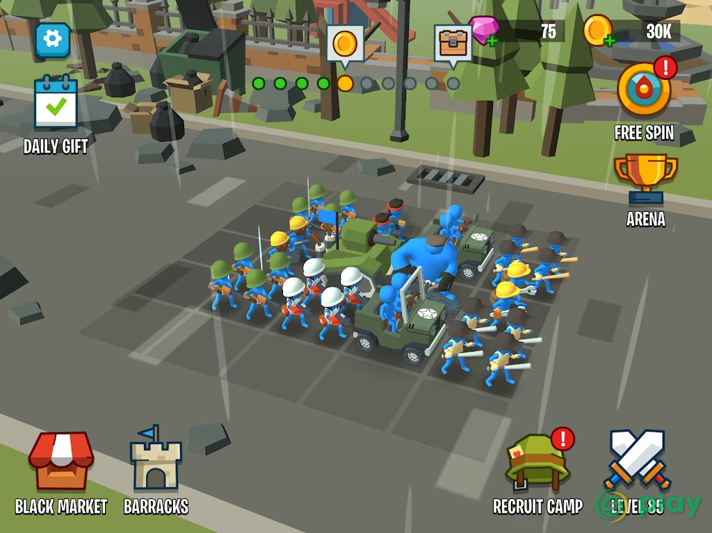Stick Army: World War Strategy — скриншот 9