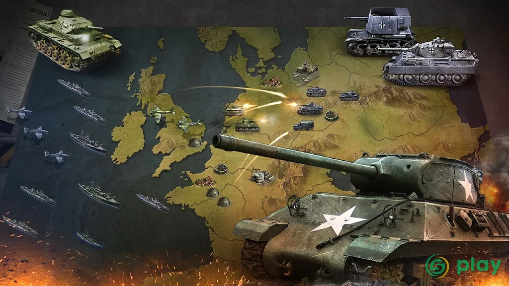 WW2: командующий стратегией покорить передовую — скриншот 6