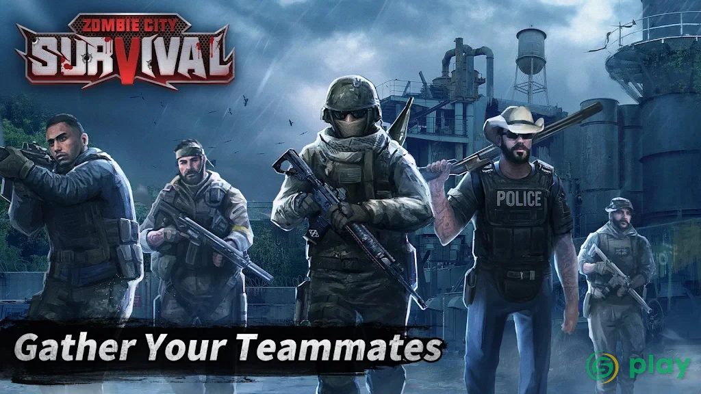 Zombie City : Dead Zombie Survival Shooting Games — скриншот 1