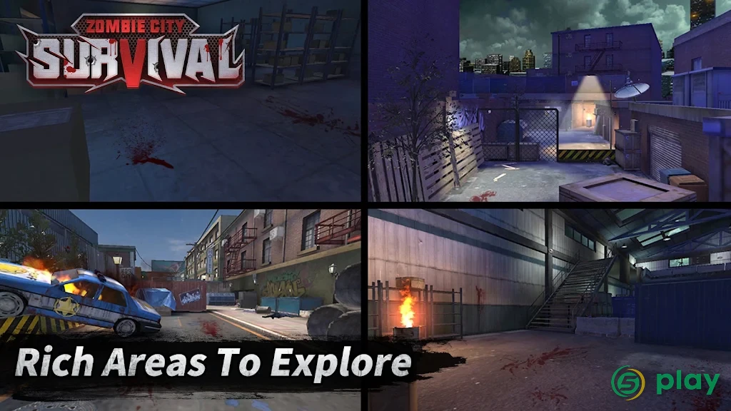 Zombie City : Dead Zombie Survival Shooting Games — скриншот 4