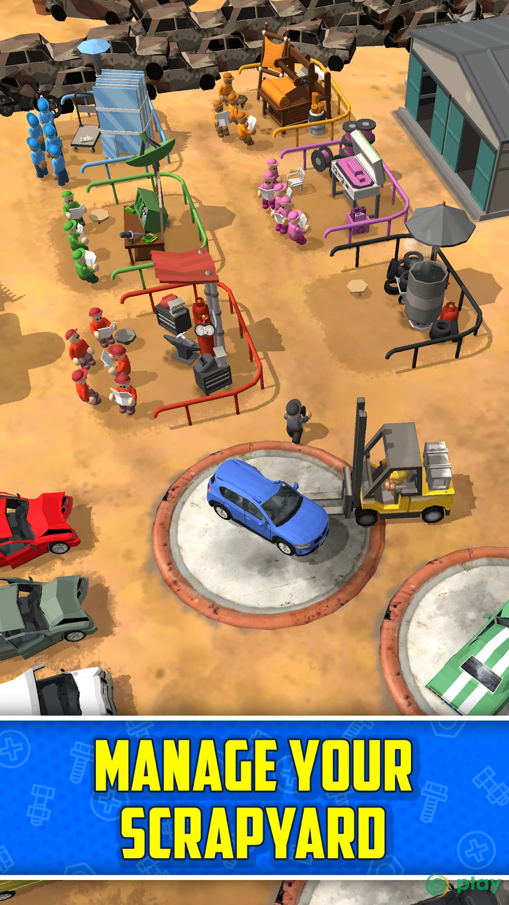 Scrapyard Tycoon Idle Game — скриншот 1