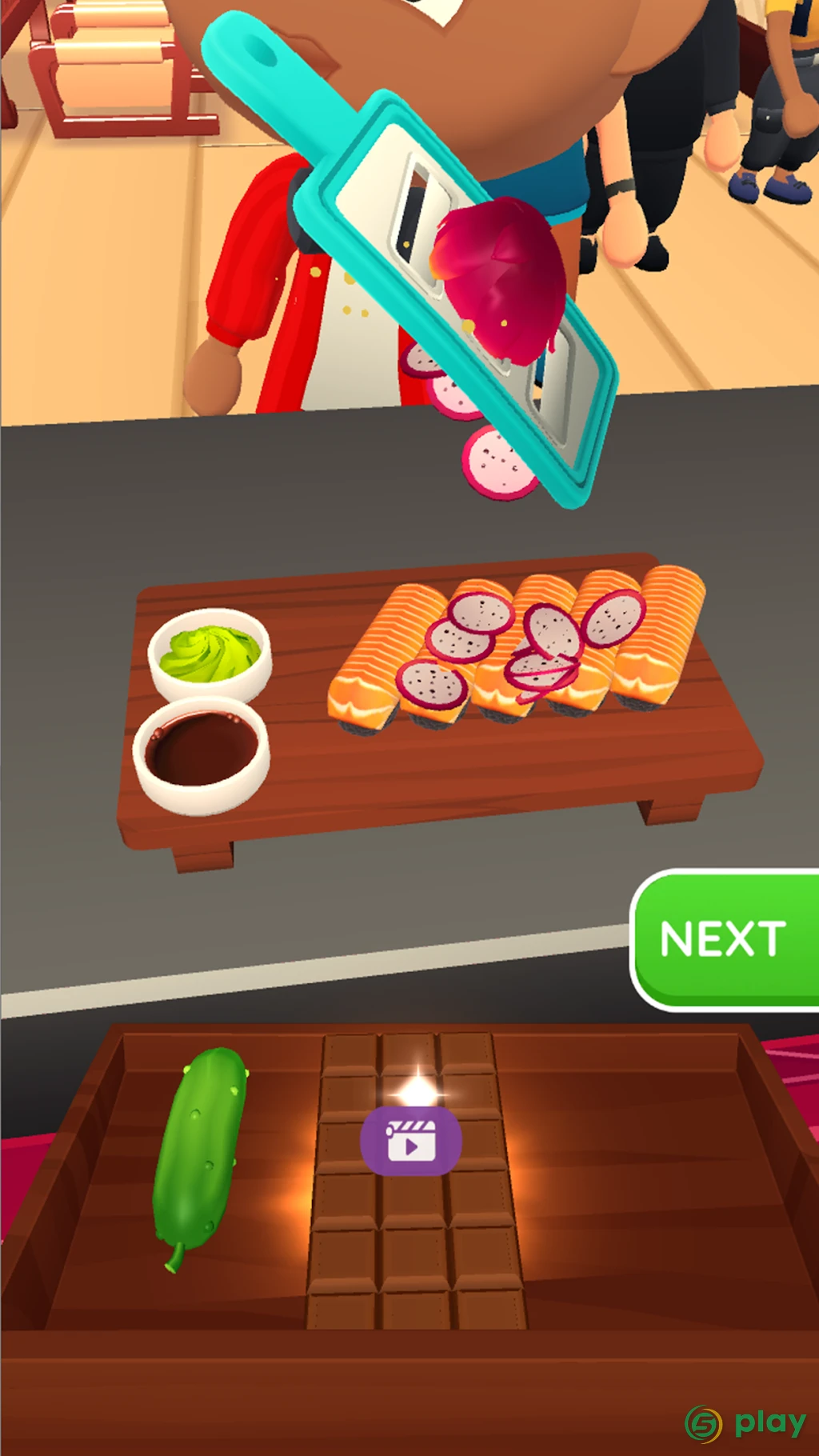 Sushi Roll 3D - Cooking ASMR Game — скриншот 7