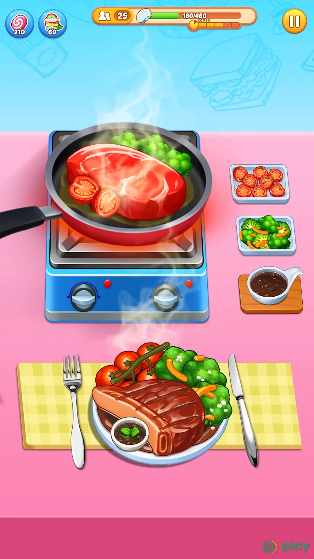 Crazy Chef: поесть по-быстрому — скриншот 4