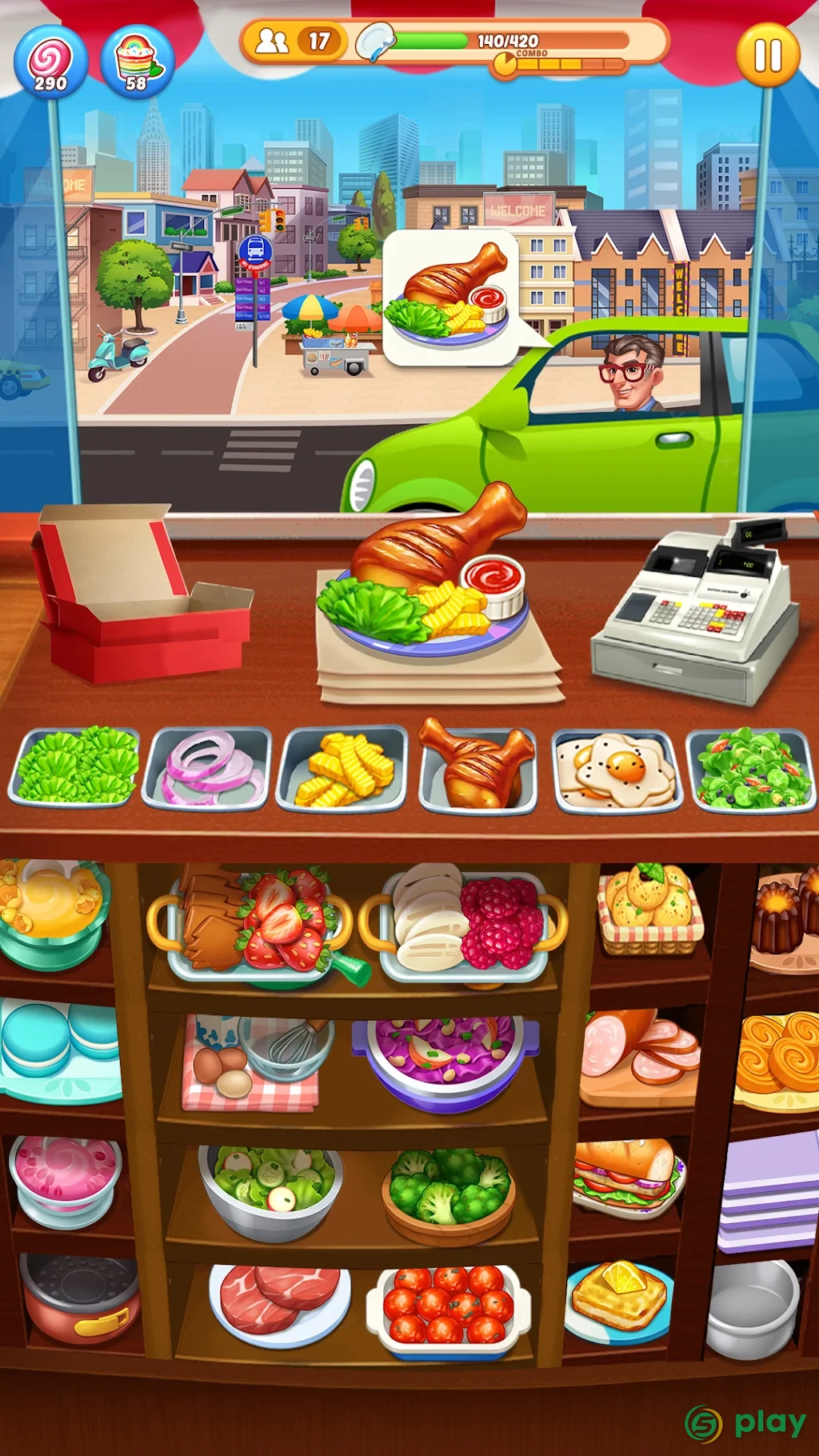 Crazy Chef: поесть по-быстрому — скриншот 7