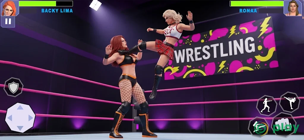 Bad Girls Wrestling Game: клуб файтингов боевой — скриншот 10