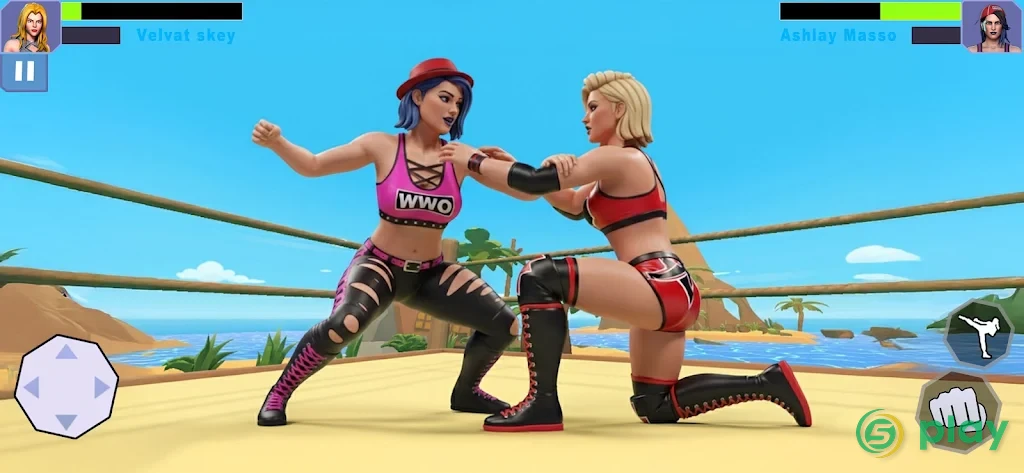 Bad Girls Wrestling Game: клуб файтингов боевой — скриншот 11