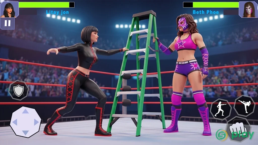 Bad Girls Wrestling Game: клуб файтингов боевой — скриншот 6
