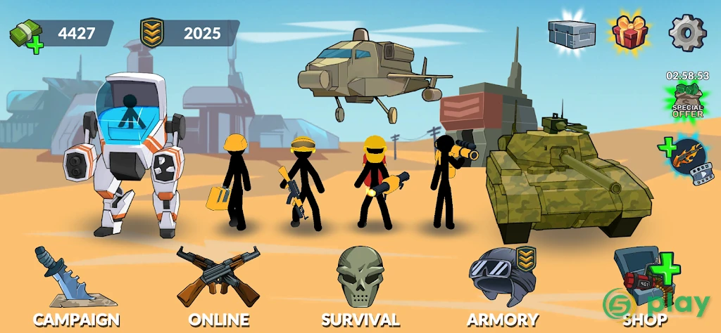 Stickman World Battle — скриншот 1