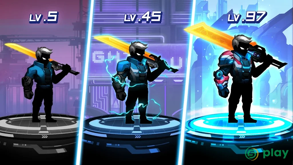 Cyber Fighters: Stickman Cyberpunk Impact Fighting — скриншот 3