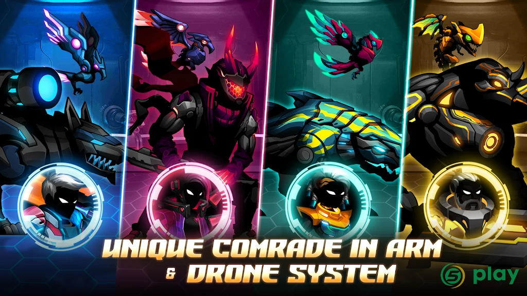 Cyber Fighters: Stickman Cyberpunk Impact Fighting — скриншот 4