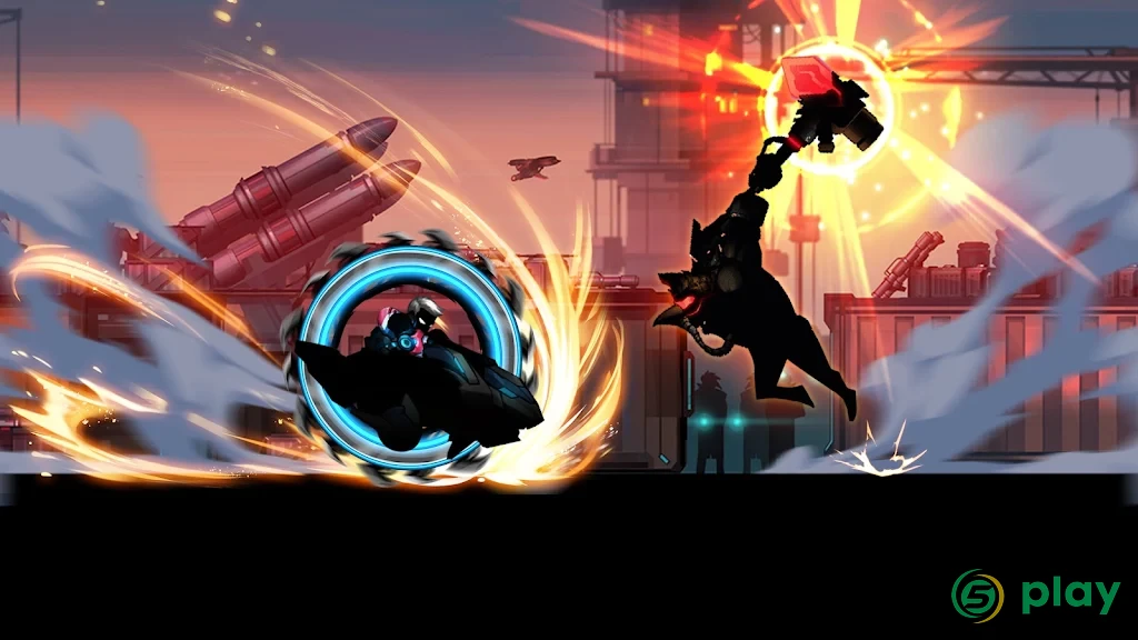 Cyber Fighters: Stickman Cyberpunk Impact Fighting — скриншот 7
