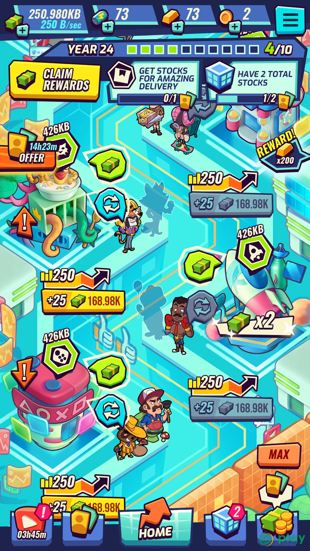Idle Stonks Tycoon — скриншот 8