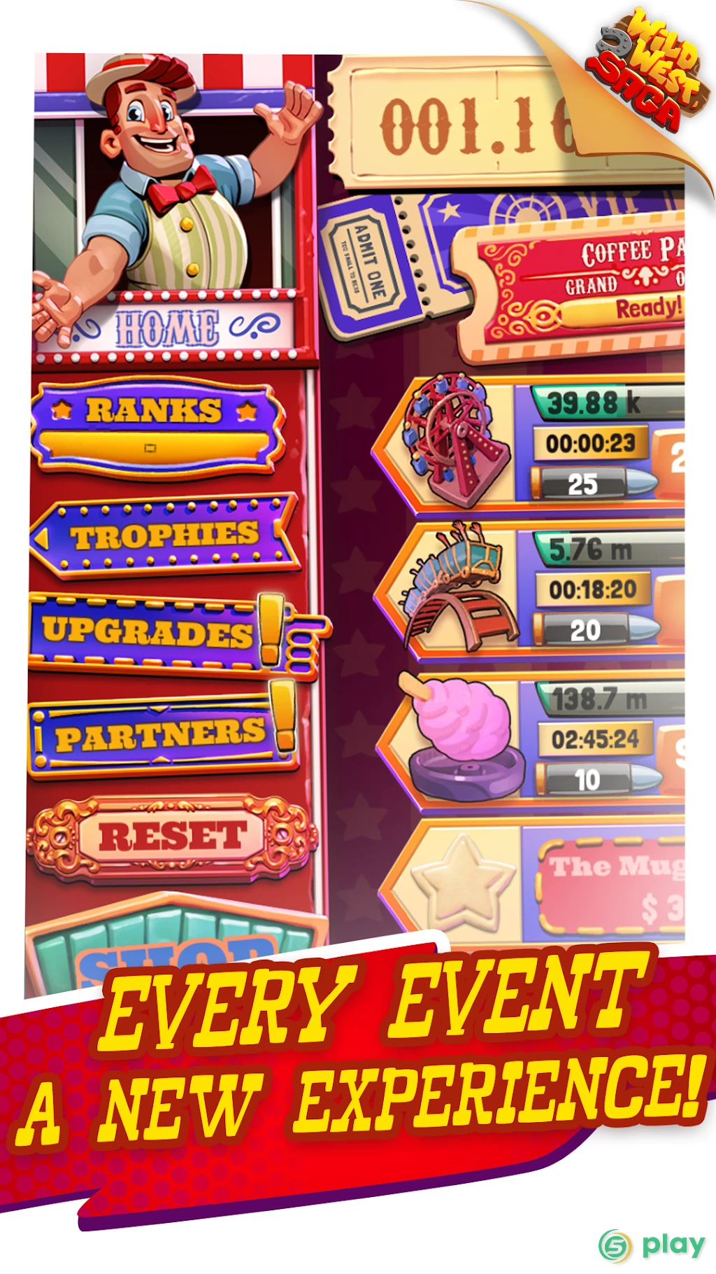 Idle Tycoon: Wild West Clicker — скриншот 5