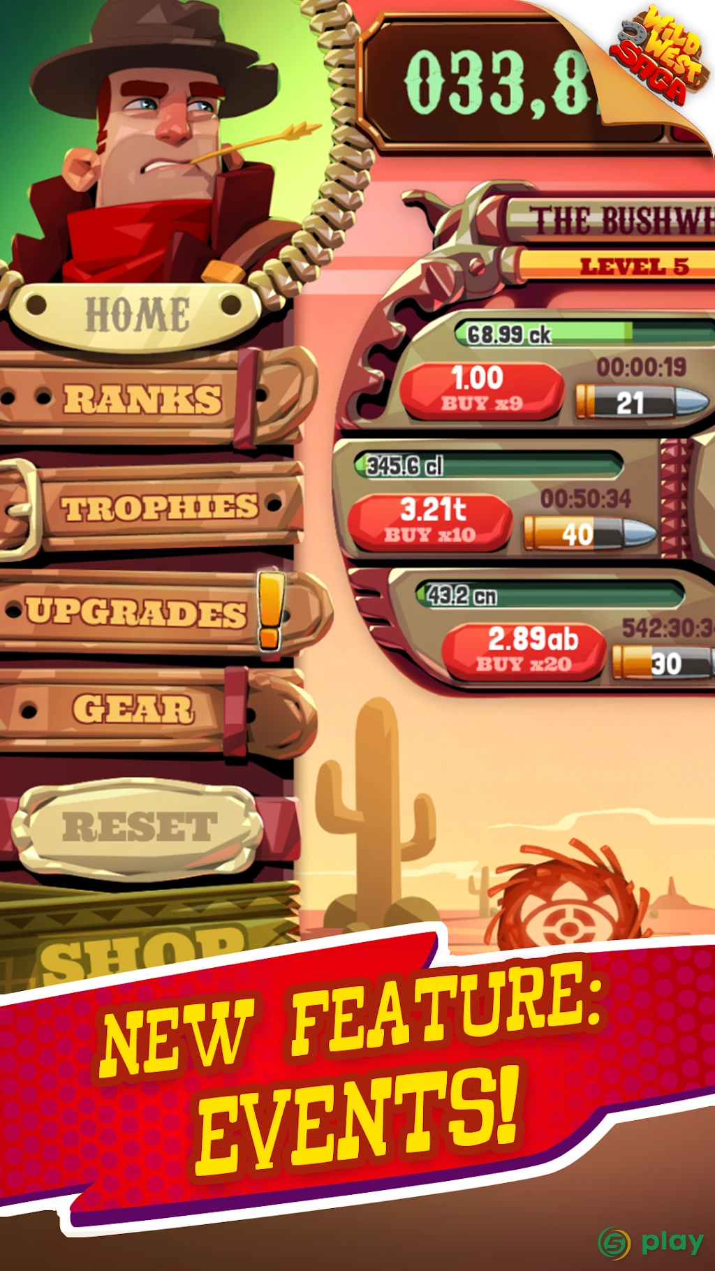 Idle Tycoon: Wild West Clicker — скриншот 6