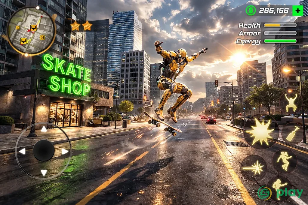 Super Crime Steel War Hero Iron Flying Mech Robot — скриншот 6