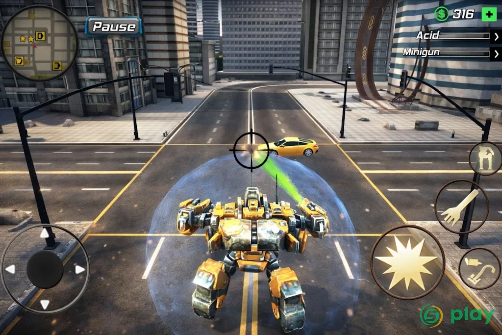Super Crime Steel War Hero Iron Flying Mech Robot — скриншот 7
