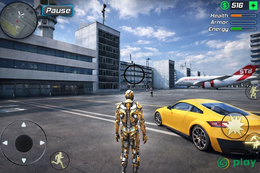 Super Crime Steel War Hero Iron Flying Mech Robot — скриншот 8