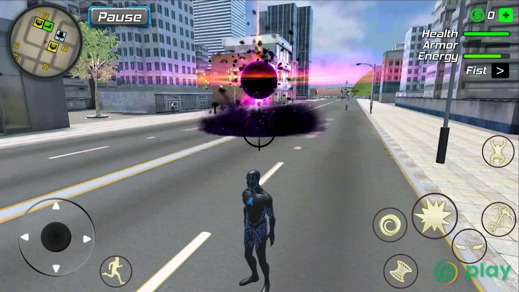 Black Hole Hero : Vice Vegas Rope Mafia — скриншот 3