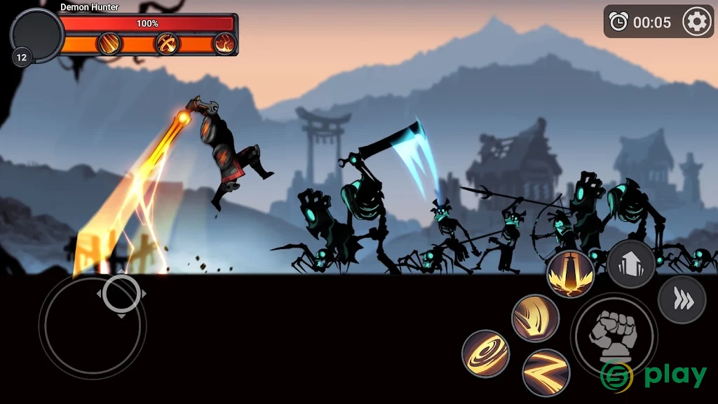 Stickman Master: League Of Shadow - Ninja Fight — скриншот 2