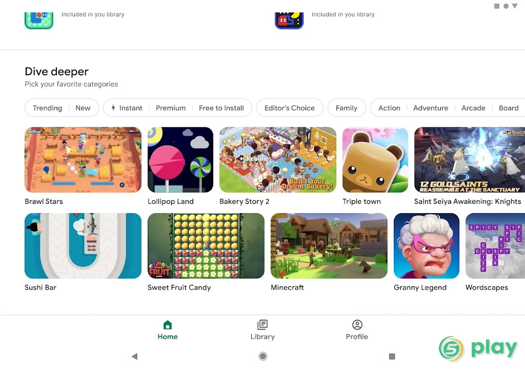 Google Play Игры — скриншот 10