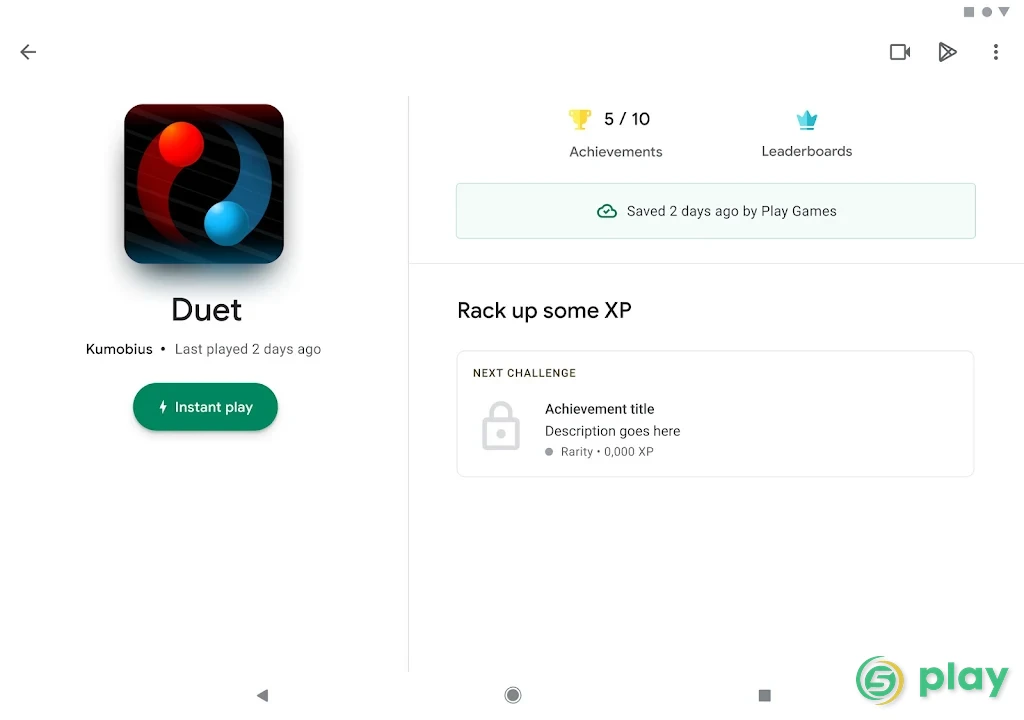 Google Play Игры — скриншот 9