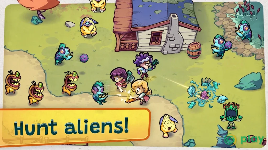 Alien Food Invasion — скриншот 1