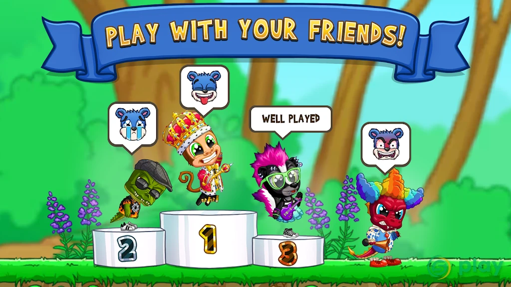 Fun Run 3 - гонки мультиплеер — скриншот 2