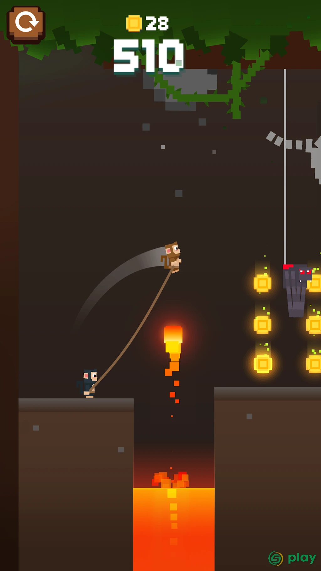 Monkey Ropes — скриншот 4