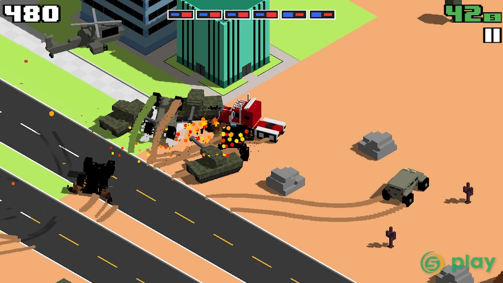 Smashy Road: Wanted — скриншот 4