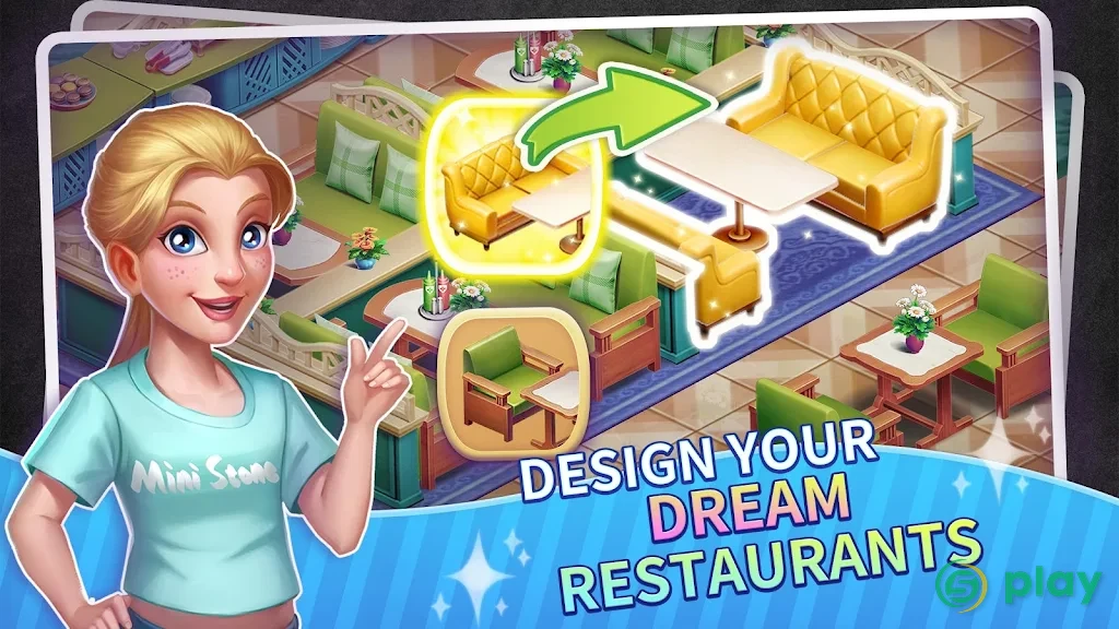 My Restaurant Empire - 3D Decorating Cooking Game — скриншот 5