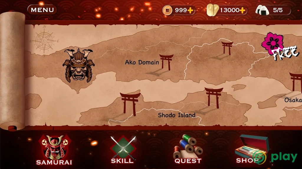 Samurai 3: RPG Action Combat - Warrior Crush — скриншот 4