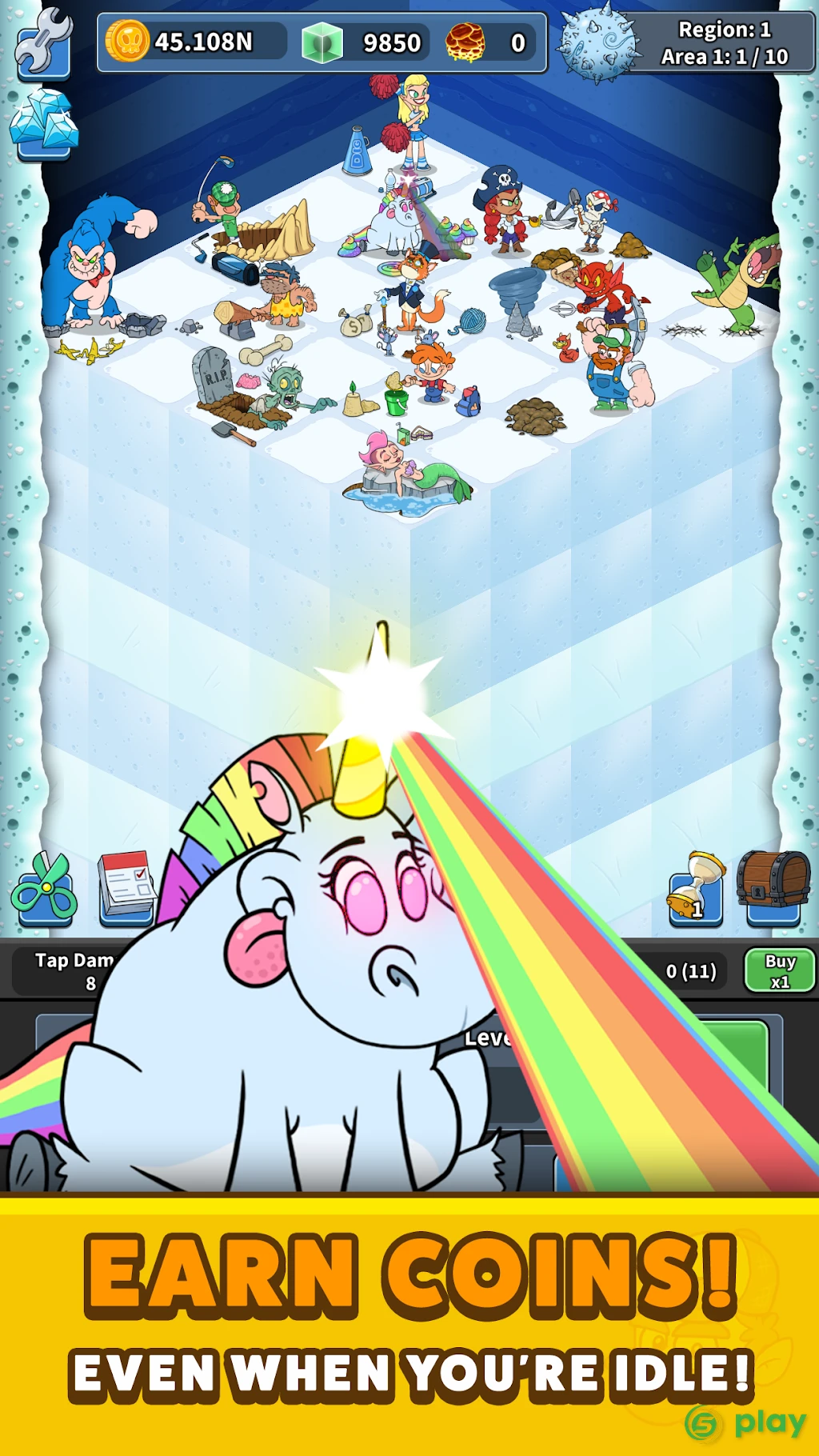 Tap Tap Dig 2: Idle Mine Sim — скриншот 4