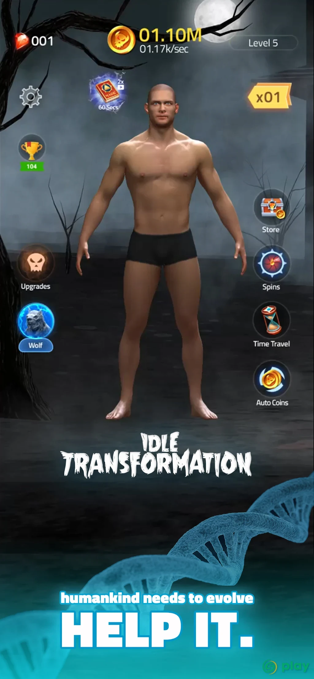 Idle Transformation — скриншот 1