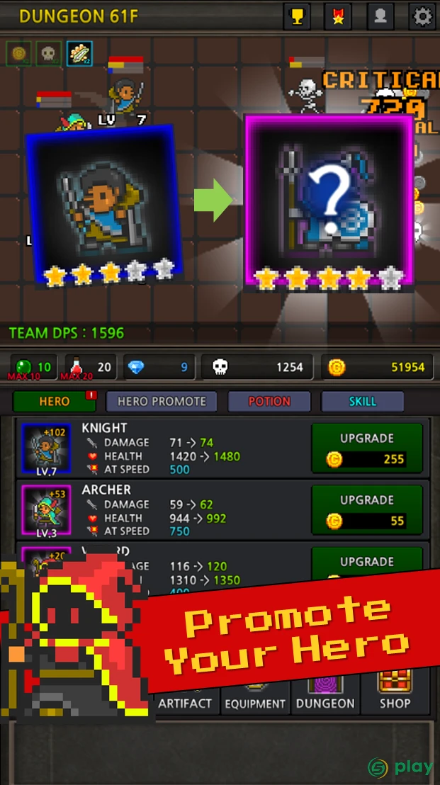 Поднятие вечеринки VIP - Grow Heroes — скриншот 4