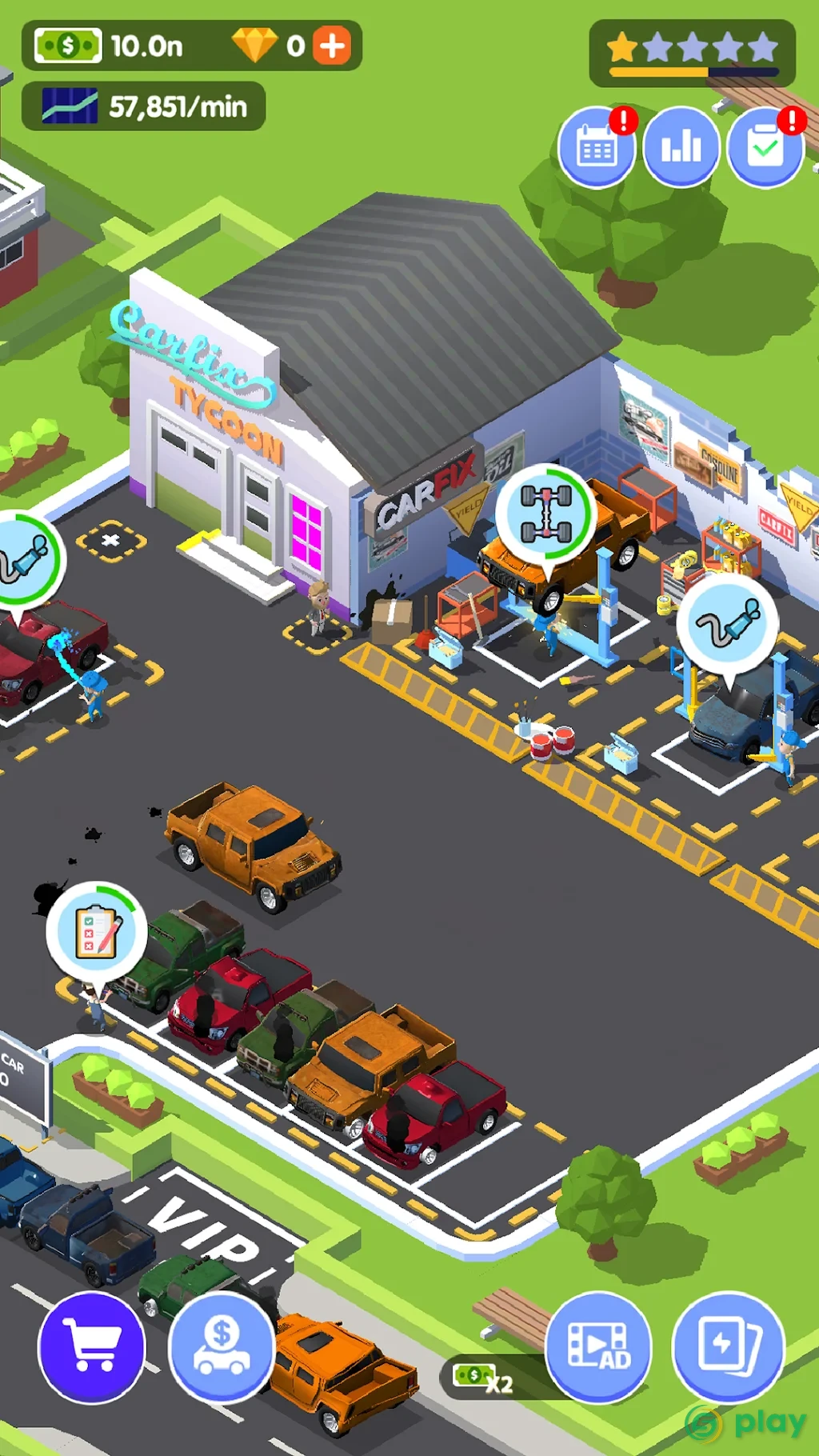 Car Fix Tycoon — скриншот 5
