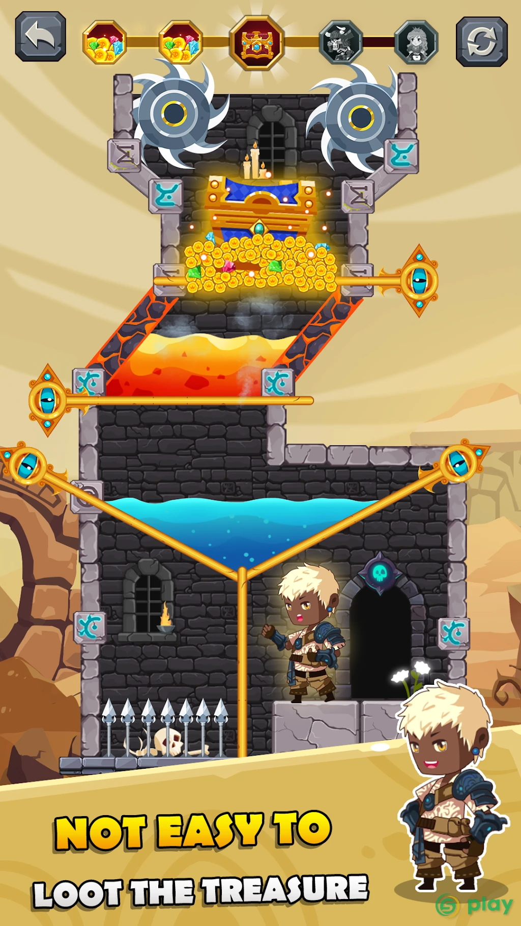 How to Loot - Pin Pull & Hero Rescue — скриншот 4