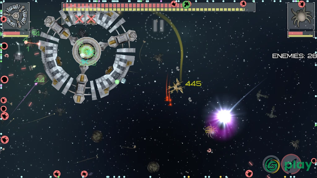 Event Horizon ? Космические корабли Galaxy Attack — скриншот 7