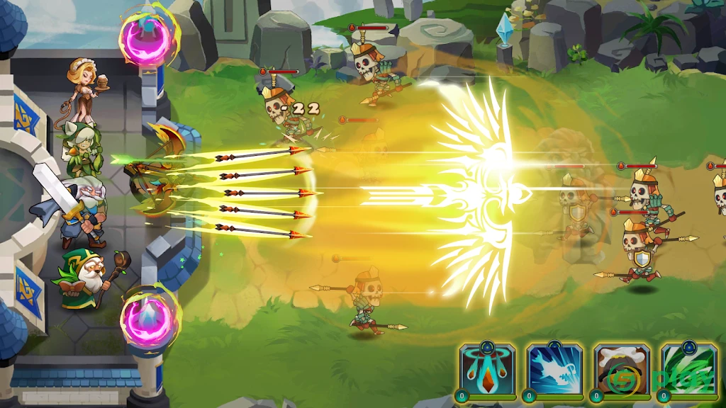 Castle Defender Premium: Hero Idle Defense TD — скриншот 4