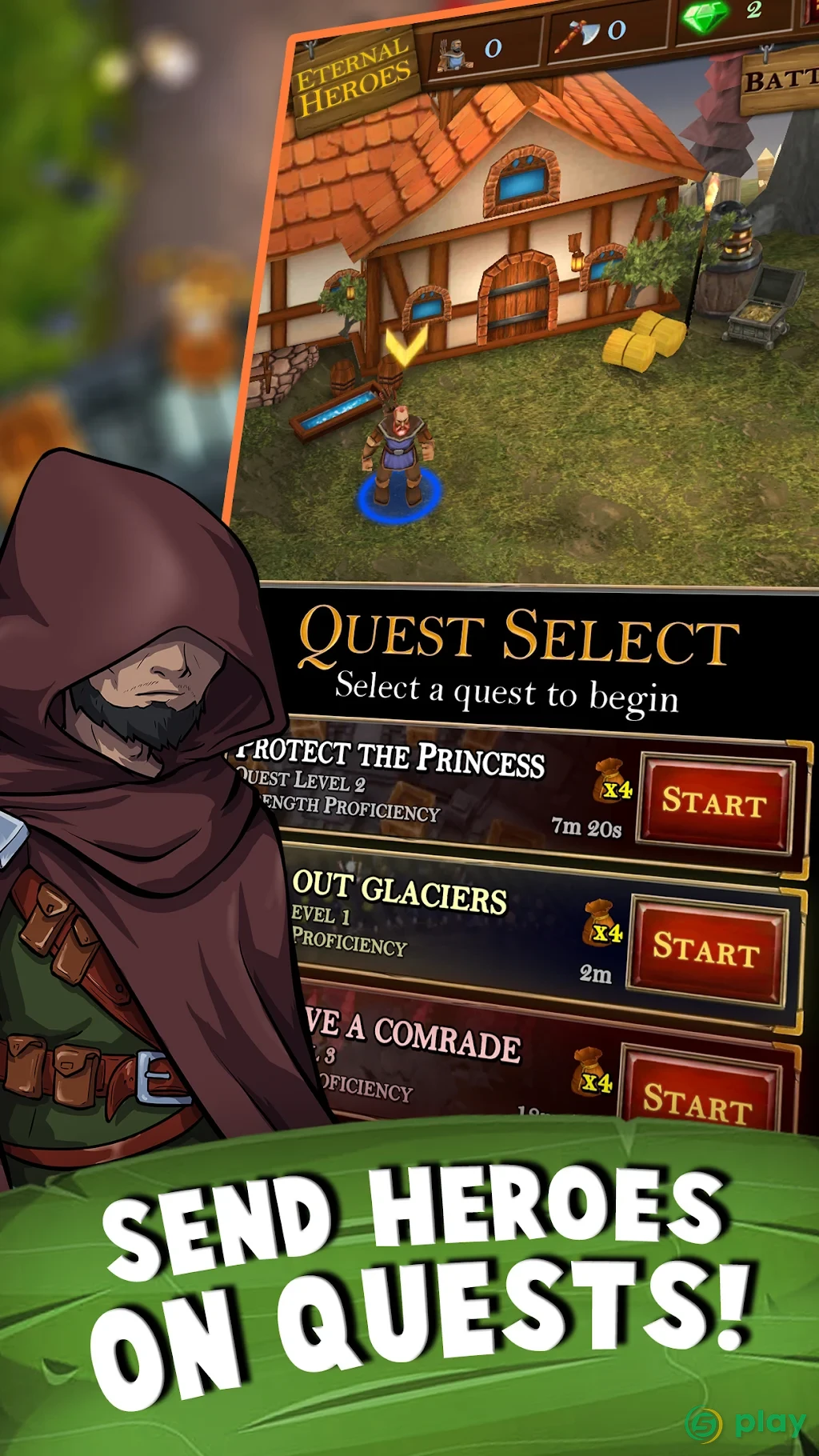 Castle Fusion Idle Clicker — скриншот 2