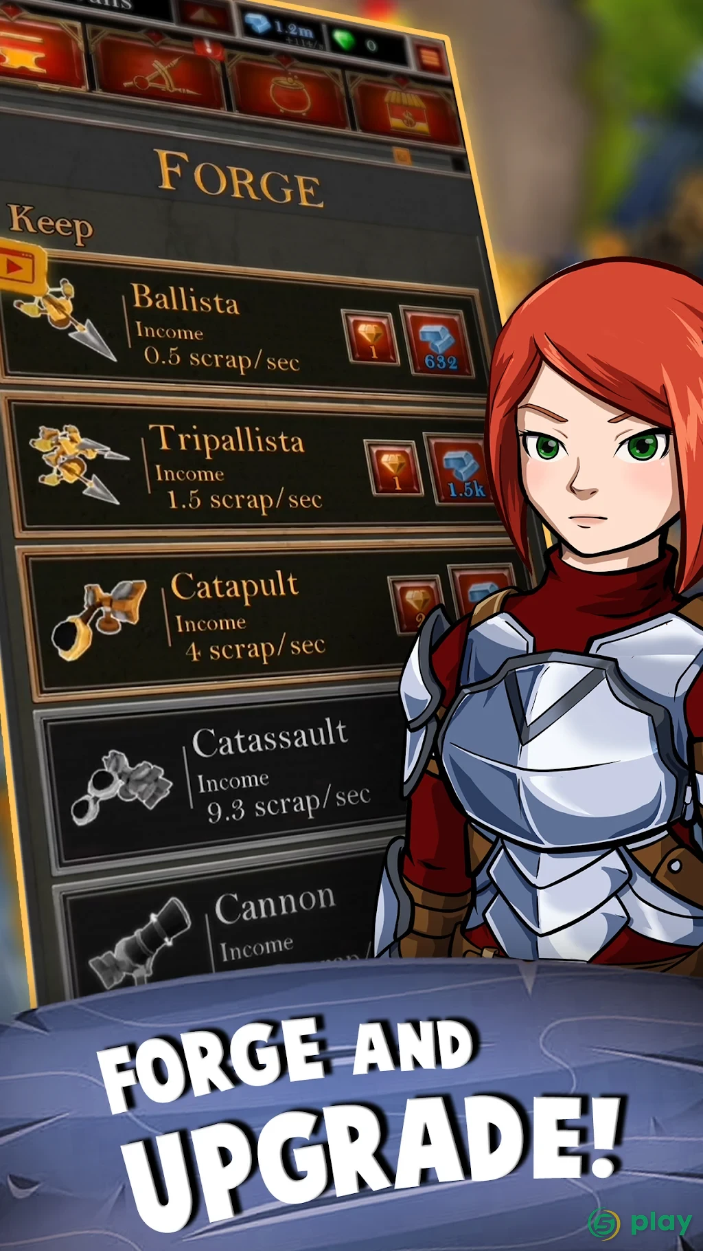 Castle Fusion Idle Clicker — скриншот 4