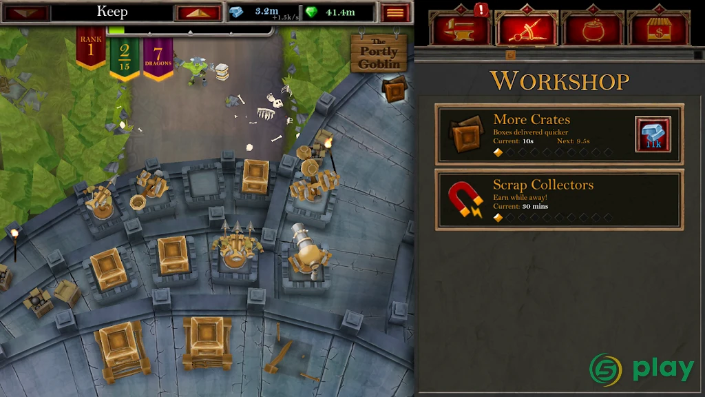 Castle Fusion Idle Clicker — скриншот 8