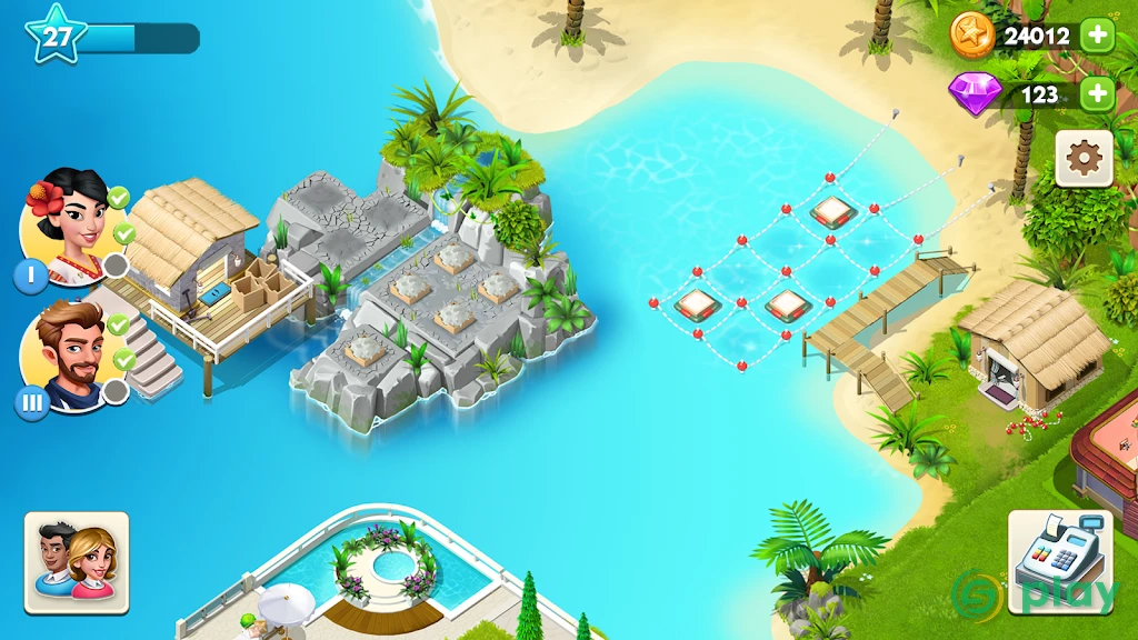 My Spa Resort: Развивайте, стройте, украшайте — скриншот 1