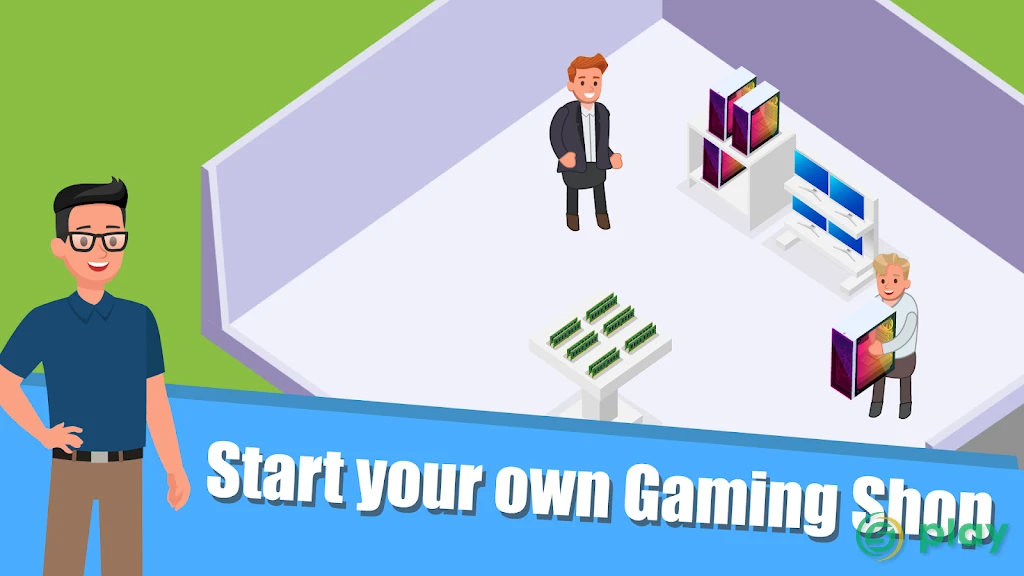 Gaming Shop Tycoon  - Idle Shopkeeper Tycoon Game — скриншот 2
