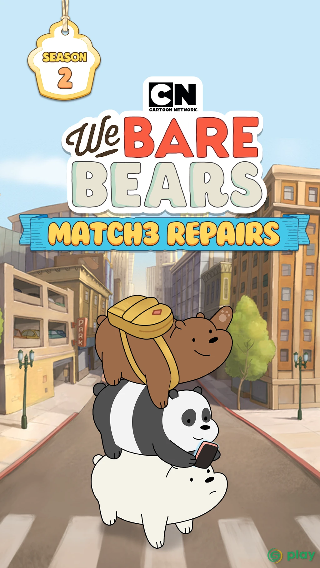 We Bare Bears Match3 Repairs — скриншот 1