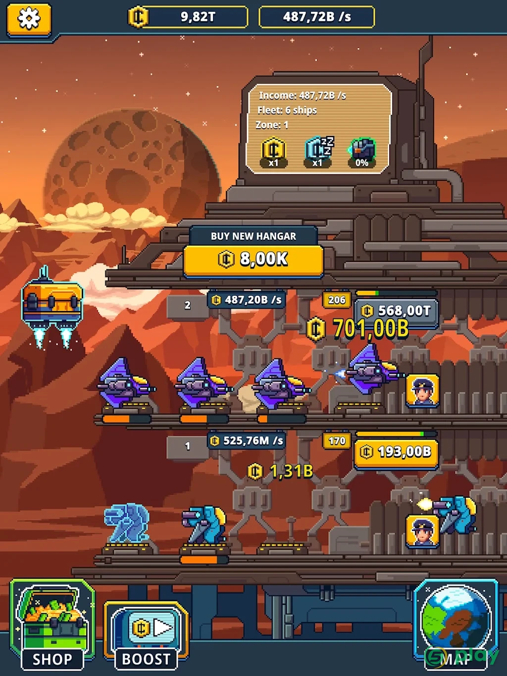 Idle Space Tycoon - Incremental Cash Game — скриншот 12