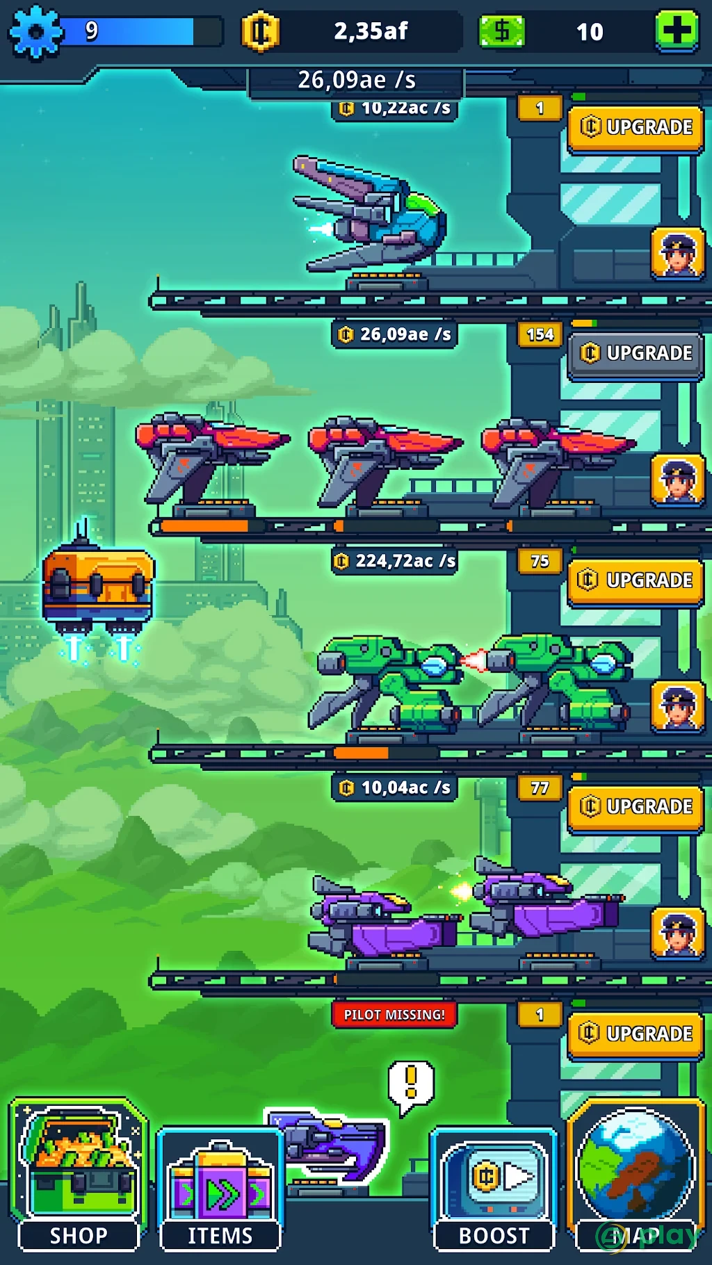Idle Space Tycoon - Incremental Cash Game — скриншот 1